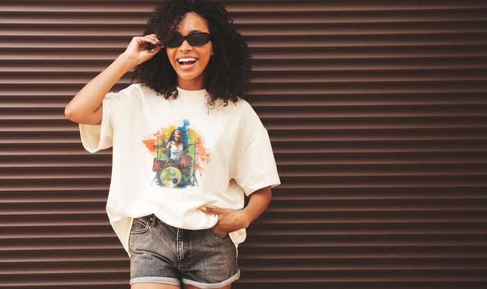 Estampa com textura em movimento