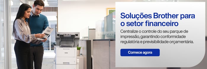 Soluções Brother para Financeiro