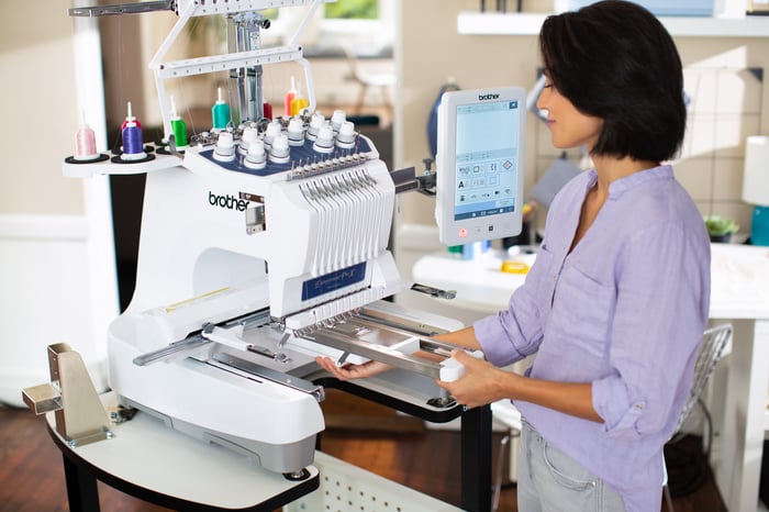 Bastidor tubular da máquina de bordado profissional PR1055X