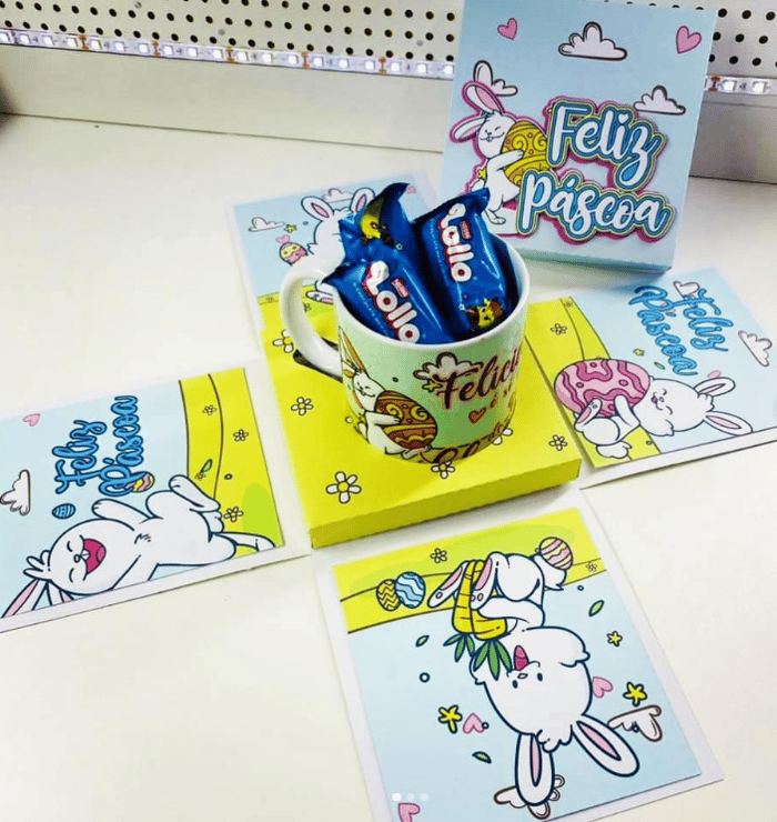 Caixa explosão criada pela @lilatelie