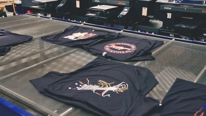 Camisetas DTG com a GTX Pro