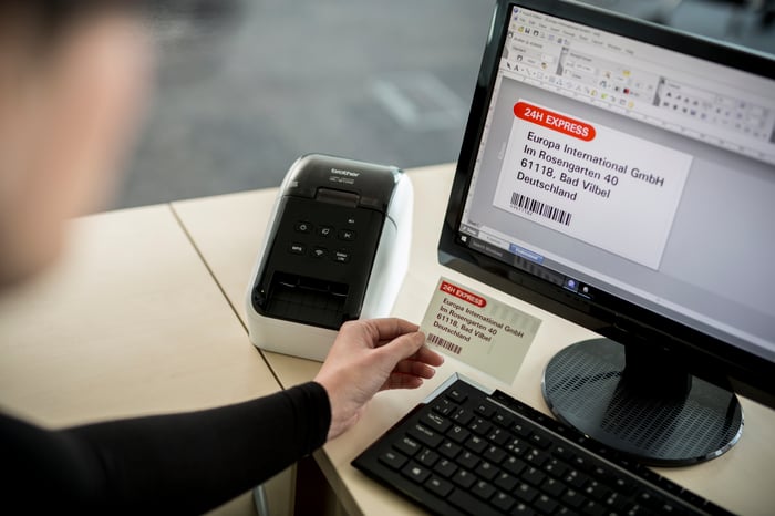 Etiquetas para embalagens logísticas