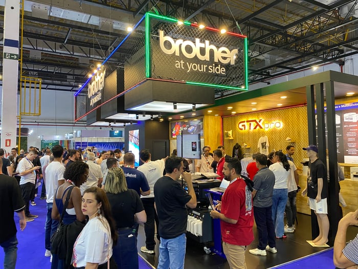 Stand da Brother na FESPA Brasil 2024