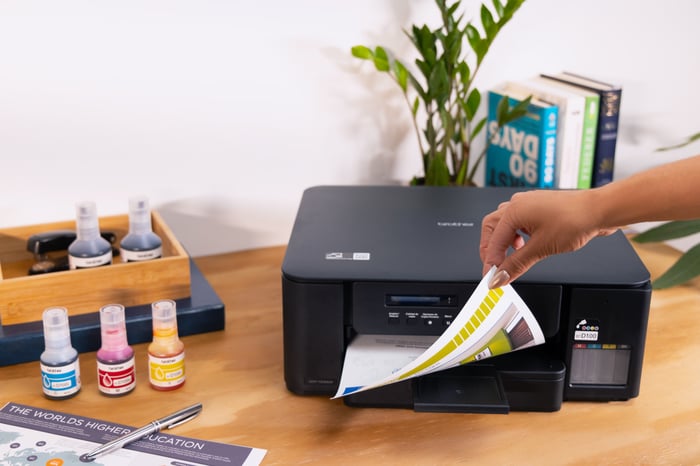 Impressão duplex automática na DCP-T530DW