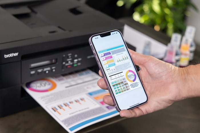 Impressão rápida e flexível via wi-fi com a DCP-T830DW