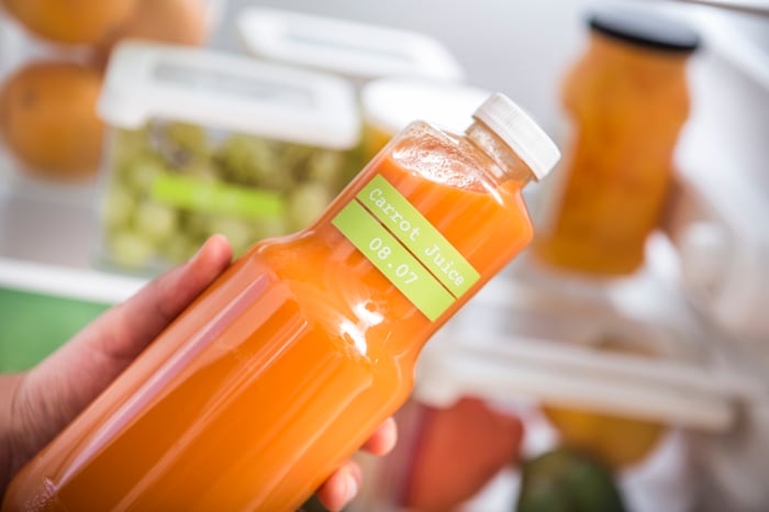 Organização da geladeira