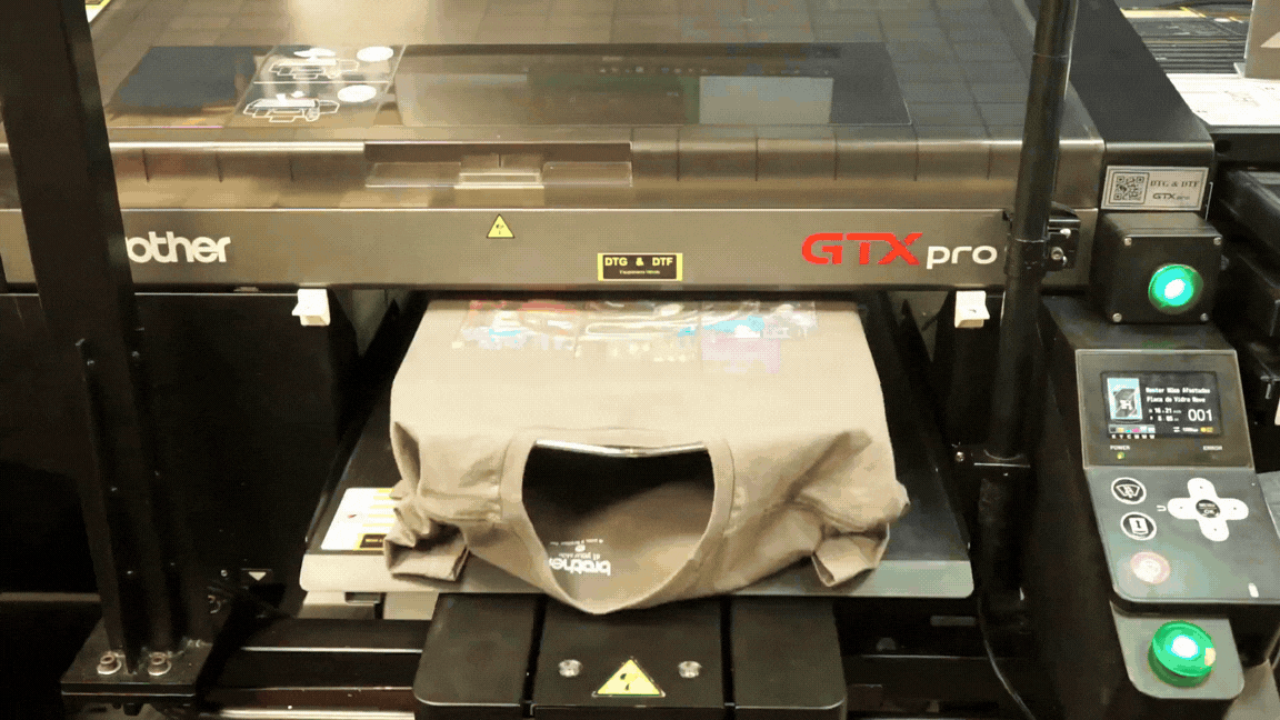 Produção on demand com a Brother GTX Pro-1