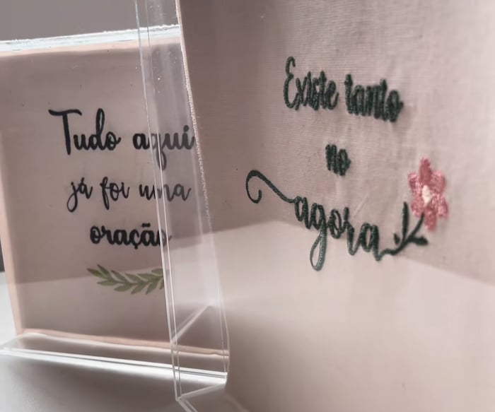 Quadro decorativo criado pela @quellfontes