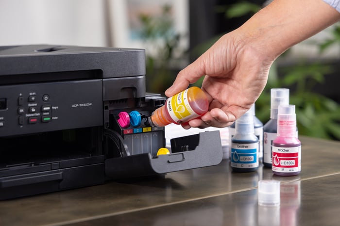 Recarga fácil das multifuncionais tanque de tinta