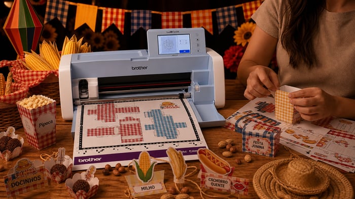 ScanNCut para festa junina