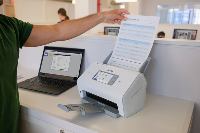 Scanner de mesa Brother