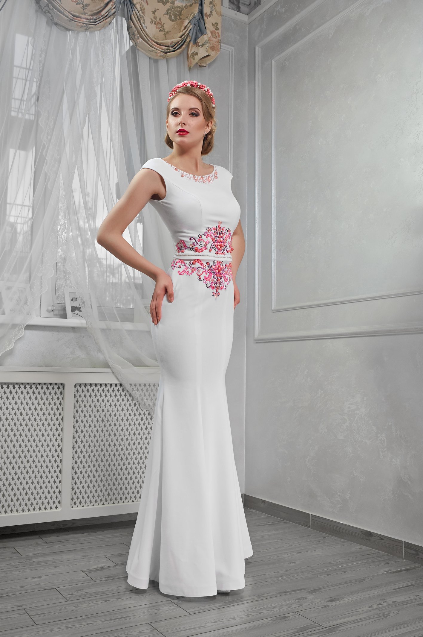 Vestido Denia Voile Bordado